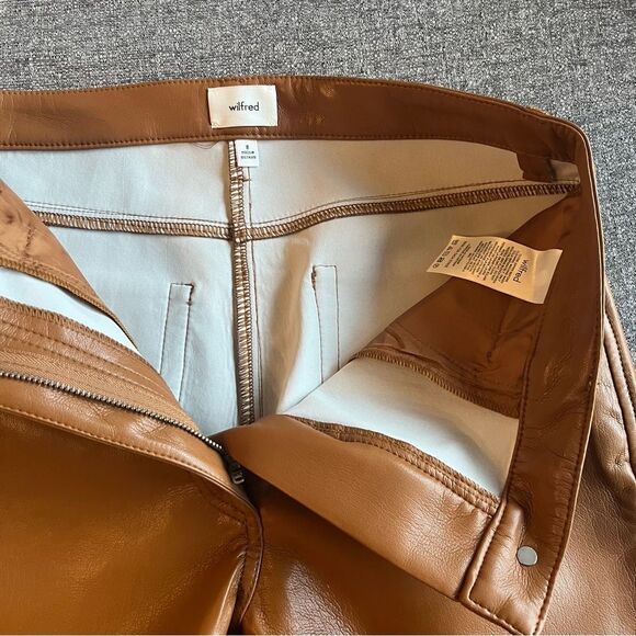 WILFRED (ARITZIA) The Melina Flare Pant in Rich Chestnut - Picture 5 of 7